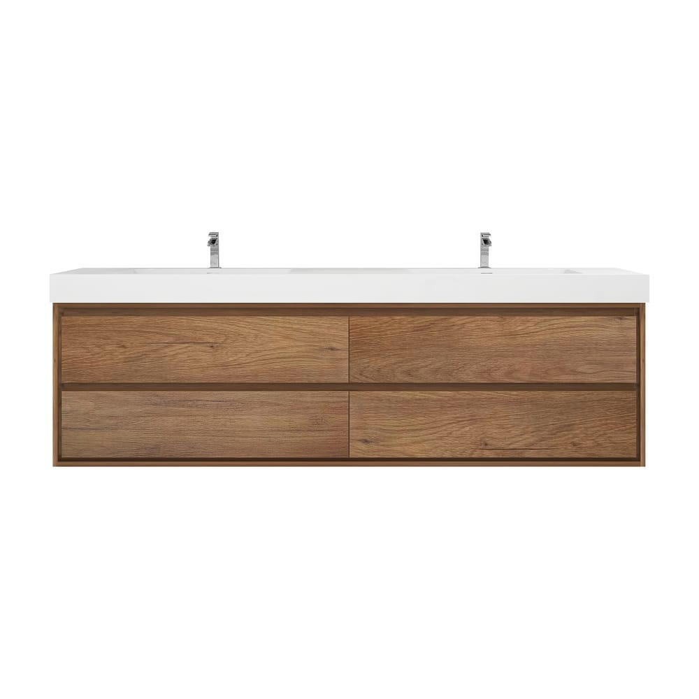 Morava 84" Floating Vanity with Double Sink - 84