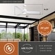 preview thumbnail 3 of 15, Curtiss 52 in. Indoor Outdoor Propeller Ceiling Fan with Wooden Blades, Dimmable LED Light Kit and Remote Control, 3 Speeds