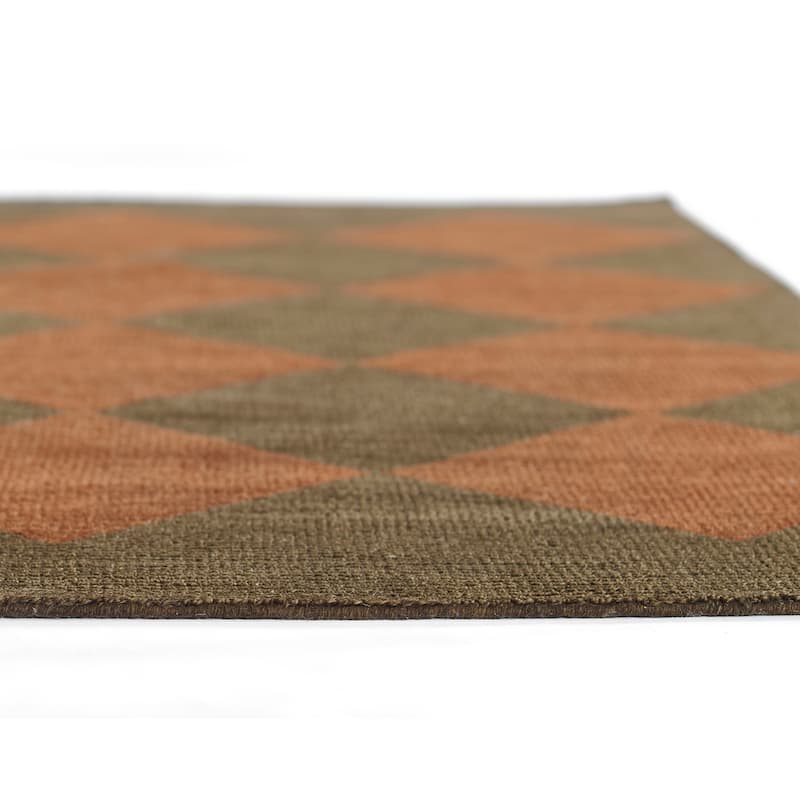 Momeni Willow Diamond Hand Woven Wool Area Rug