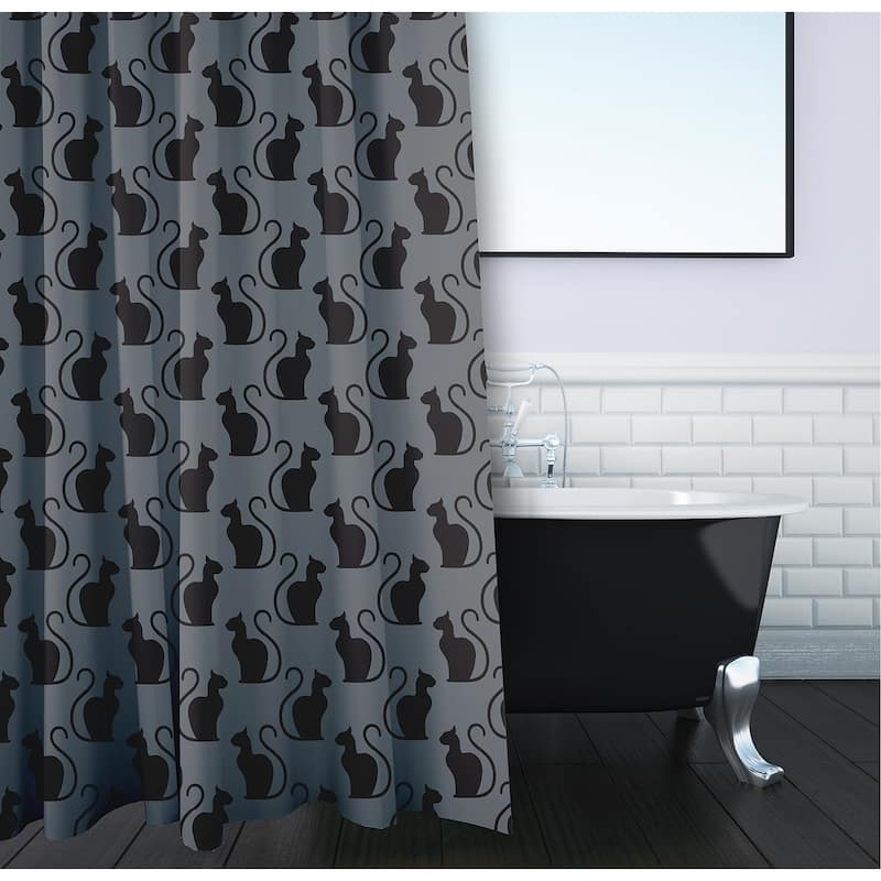 Spooky Cats Shower Curtain