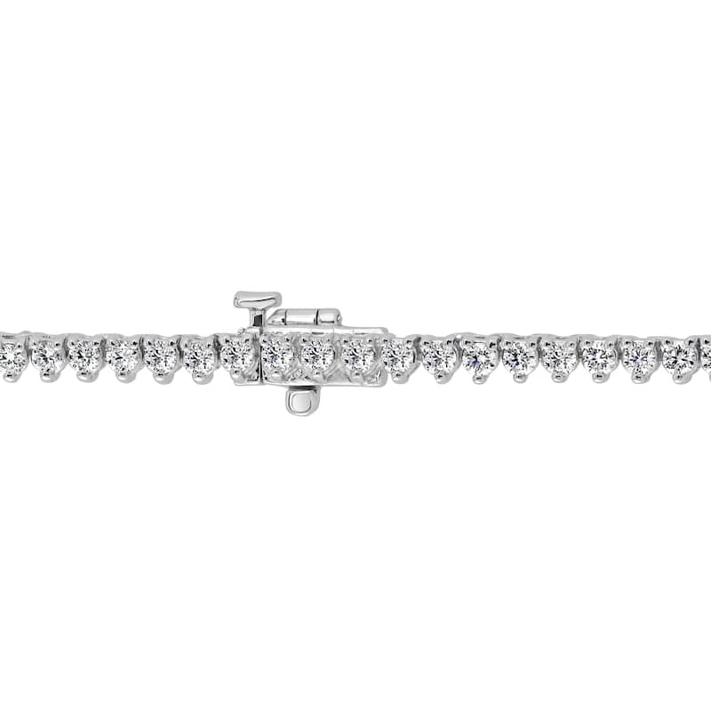 Vault Classics 12.00ct TW Natural Diamond Graduated Tennis Necklace (I VS2)