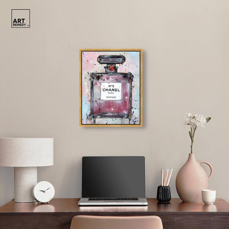 Doll Memories - Abstract Perfume Canvas by Art Remedy
