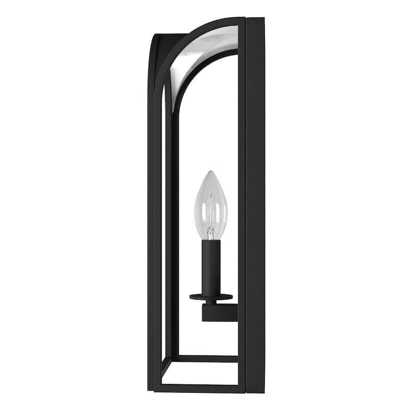 Hunter Dukestown 1-Light Wall Sconce - Dining Room, Hallway, Bathroom, Bedroom - Contemporary, Transitional - Damp Rated!