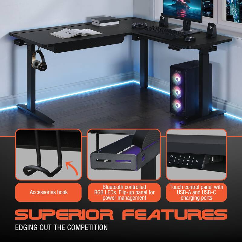 Kilo L-Shape Desk
