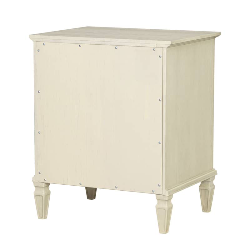 Madison Park Signature VIctoria One-Drawer Wood Nightstand with Shelf