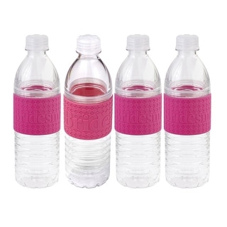 Purple Copco Hydra Water Bottle With Non Slip Sleeve BPA Free Reusable 16.9 Oz