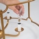 preview thumbnail 7 of 9, Lora French Country Drum Chandelier 4-light Candle Wagon Wheel Lighting for Dining Room