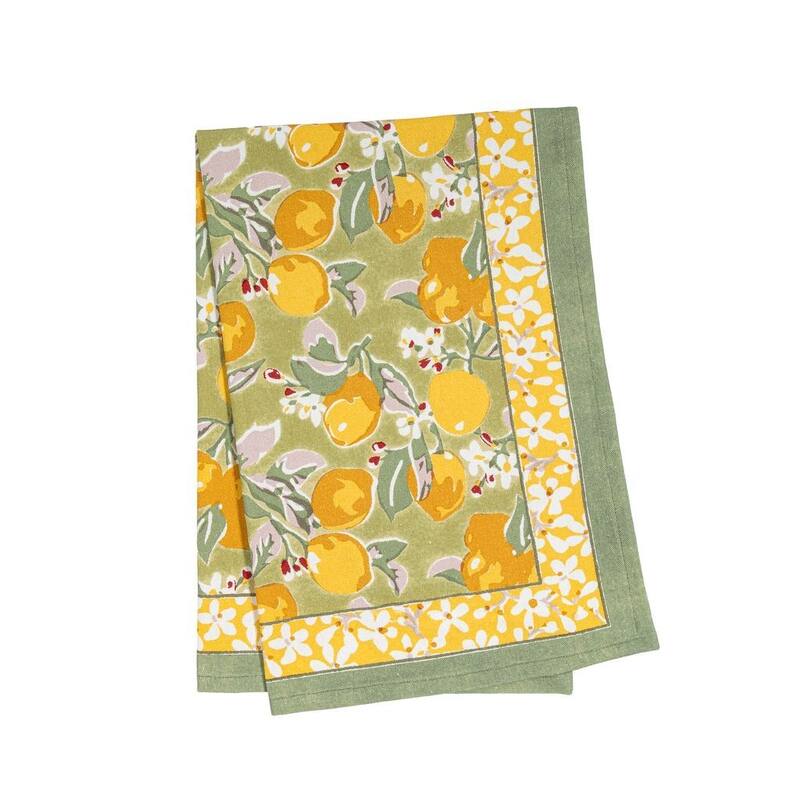 Couleur Nature Citron Tea Towels - Set of 3 - 20" x 30"