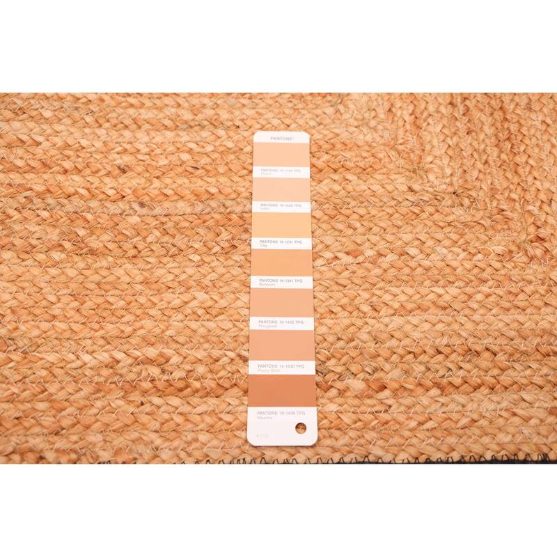 ECARPETGALLERY Flat-Weave Palas Denizli Tan Jute Rug - 4'8 x 6'8