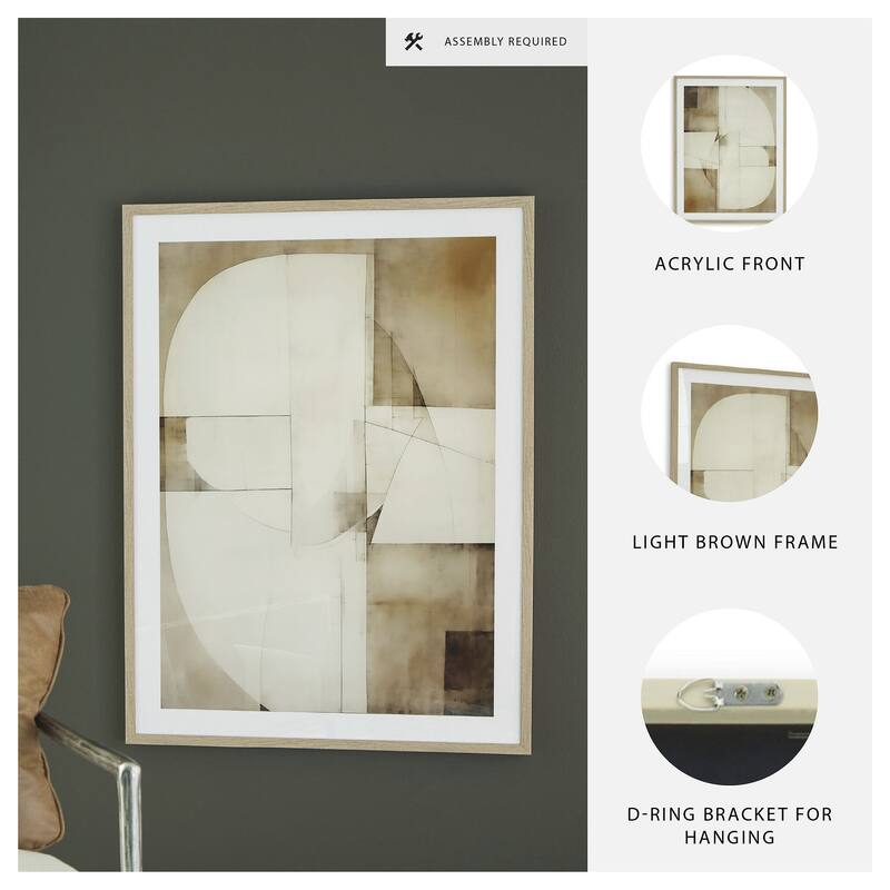 Signature Design by Ashley Corlain Brown/White Wall Art