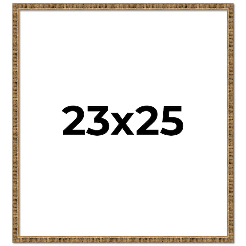 23x25 Frame Gold Solid Wood Picture Frame - Complete Modern Photo
