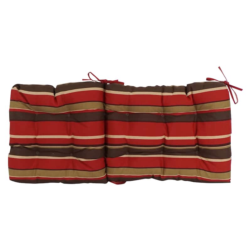 Multi-section Tufted Outdoor Seat/Back Chair Cushion (Multiple Sizes)