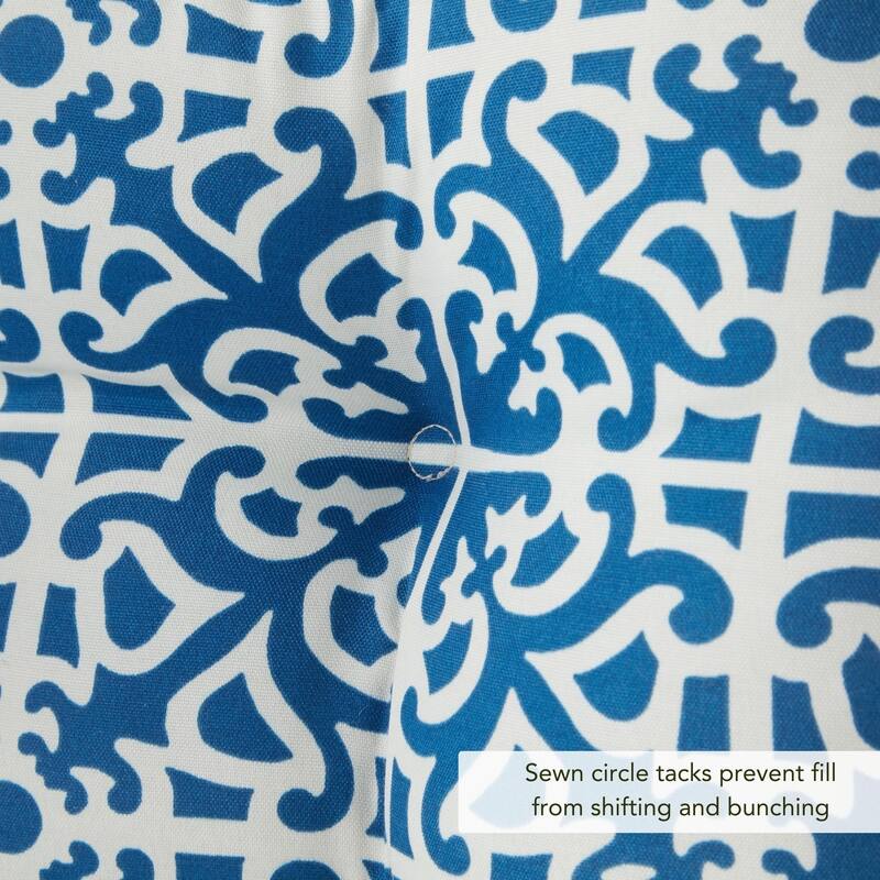 Greendale 44x22-inch Outdoor Indigo High-Back Chair Cushion (Cushion Only)