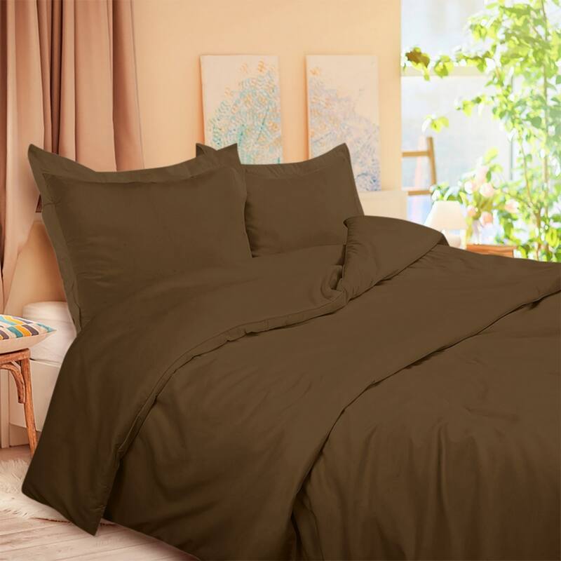 Royale Linens Black Duvet Cover Full Size - Soft Duvet Cover Set - 3 Piece Double Brushed Full Duvet Covers with Zipper Closure