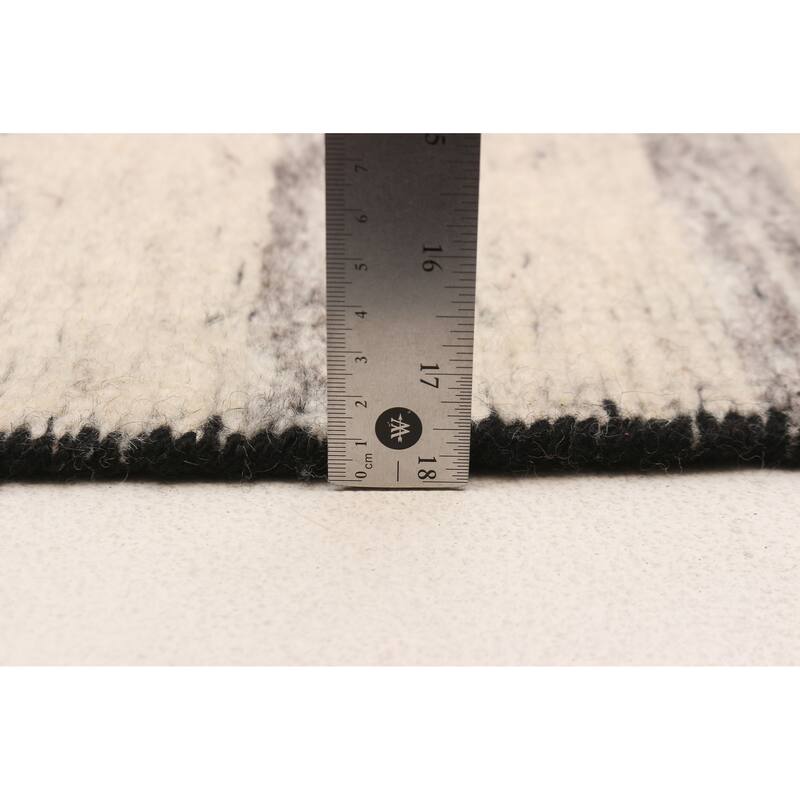 ECARPETGALLERY Hand-knotted Tangier Ivory Wool Rug - 8'1 x 10'0