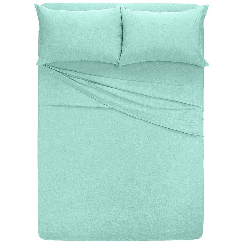 Soft Tees Luxury Jersey Knit Bed Sheet Set