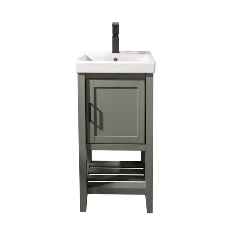 Legion Furniture 18" Pewter Green Sink Vanity WLF9018-PG