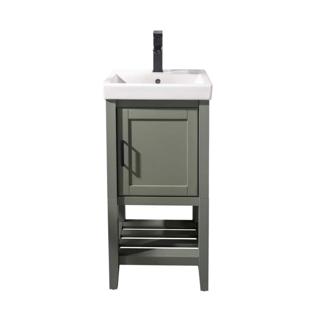 Legion Furniture 18" Pewter Green Sink Vanity WLF9018-PG