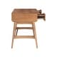 preview thumbnail 16 of 15, Lamine Rattan Mid-Century Desk