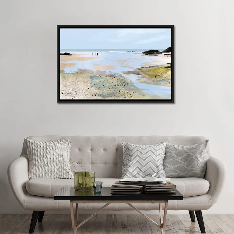 iCanvas "Sea View" by Dan Hobday Framed Canvas Print