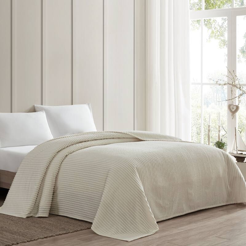 Channel Chenille Bedspread