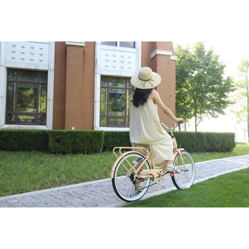 7 Speed,Steel Frame, Multiple Colors 24 Inch Ladies Bicycle