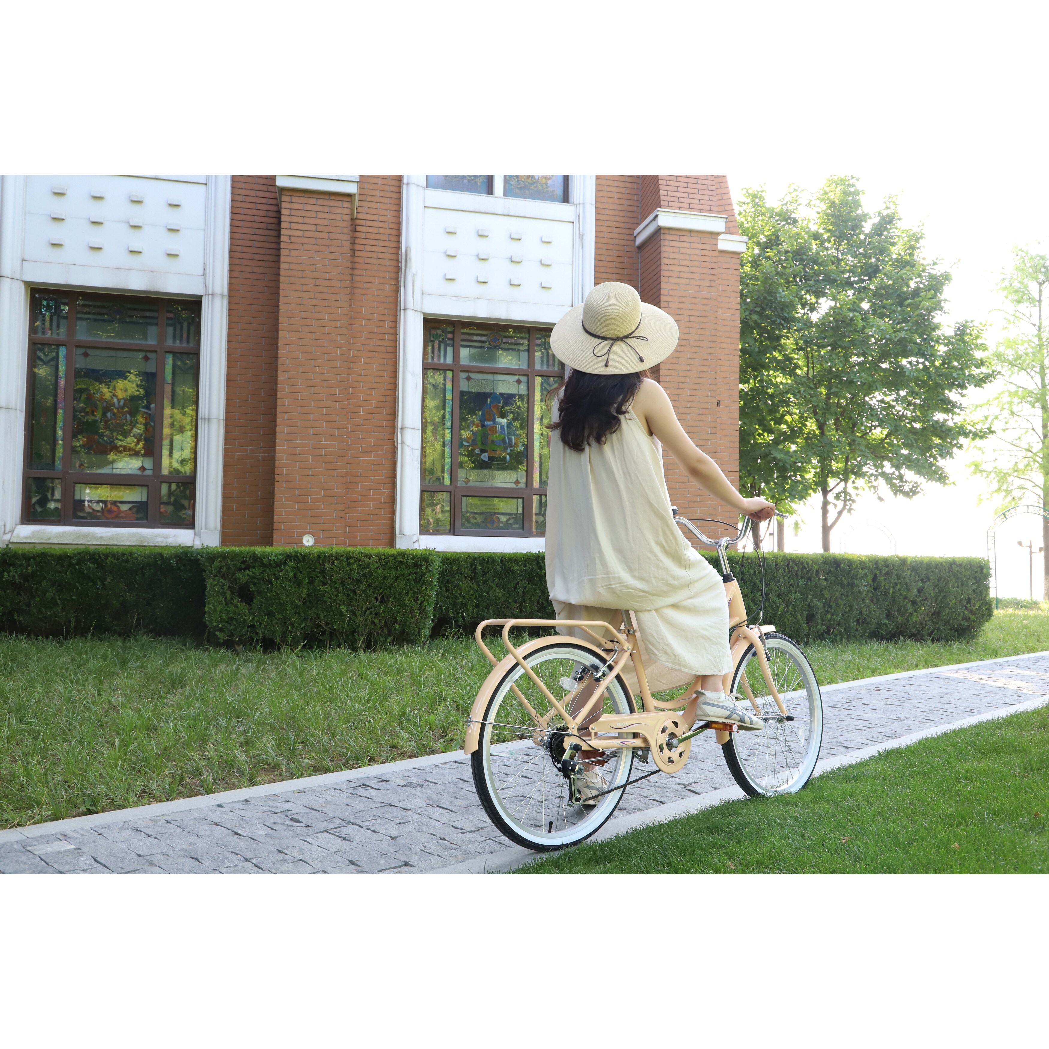 7 Speed,Steel Frame, Multiple Colors 24 Inch Ladies Bicycle