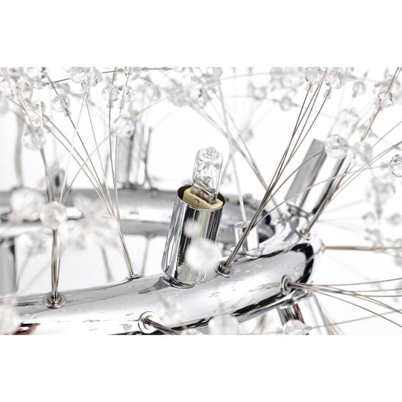 Xhosa 30 Inch chrome Polish Crystal Chandelier 12 Light