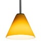 preview thumbnail 5 of 4, Access Lighting Martini - E26 LED Rod Pendant - Oil Rubbed Bronze Finish - Amber Glass Shade
