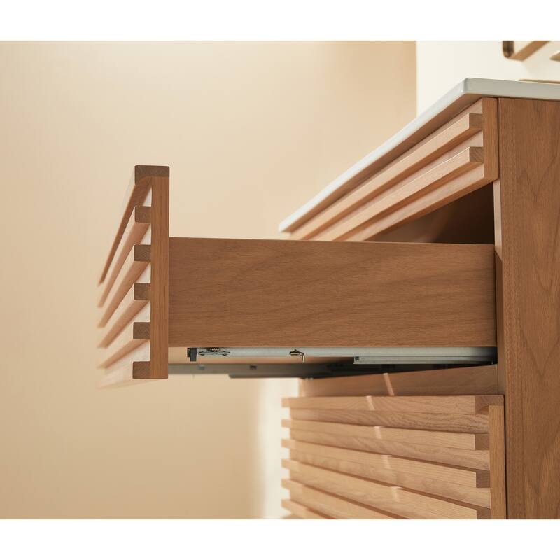 Wall Mounted Single Vanity with Ceramic Sink