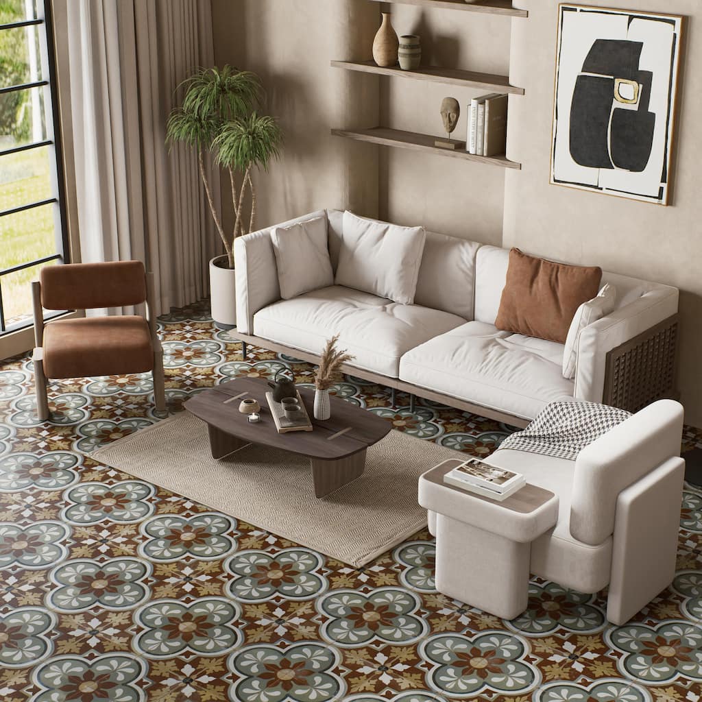 Merola Tile Kings Barna Born 17-5/8" x 17-5/8" Ceramic Floor and Wall Tile