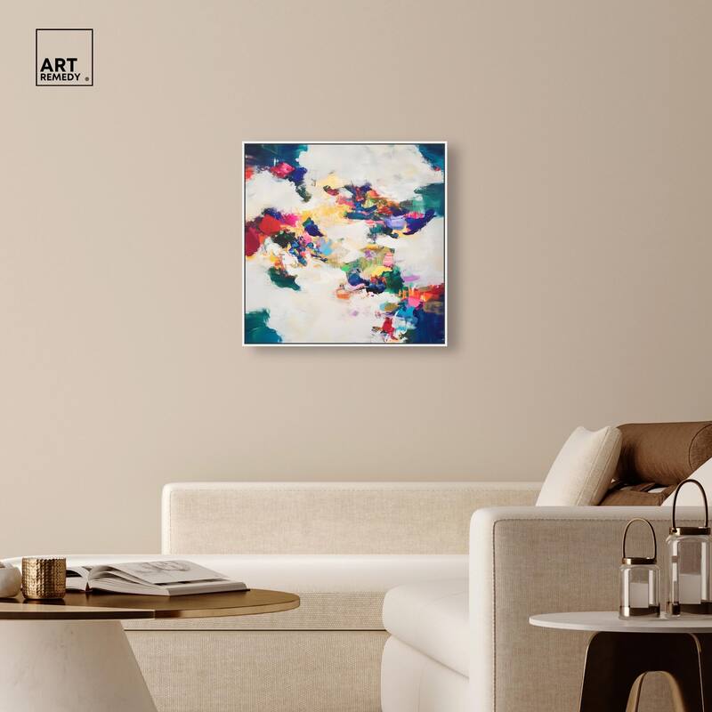 Spectrum Splash Canvas by Art Remedy