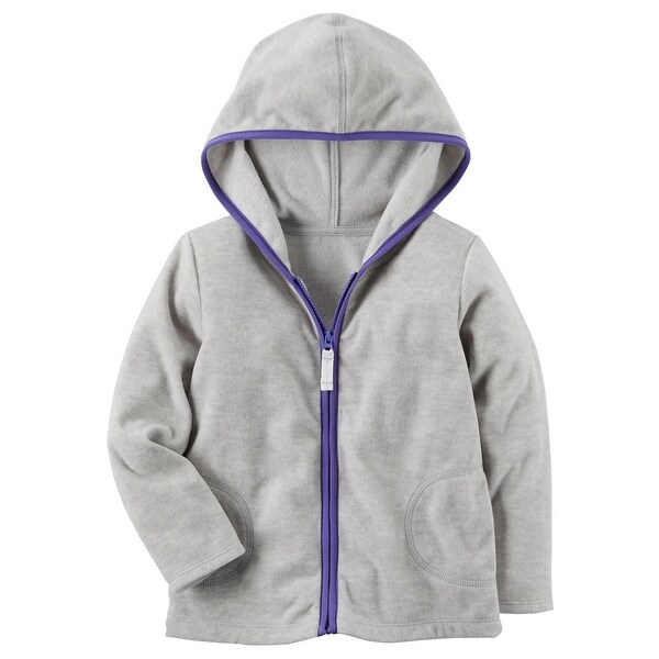 girls zip up fleece