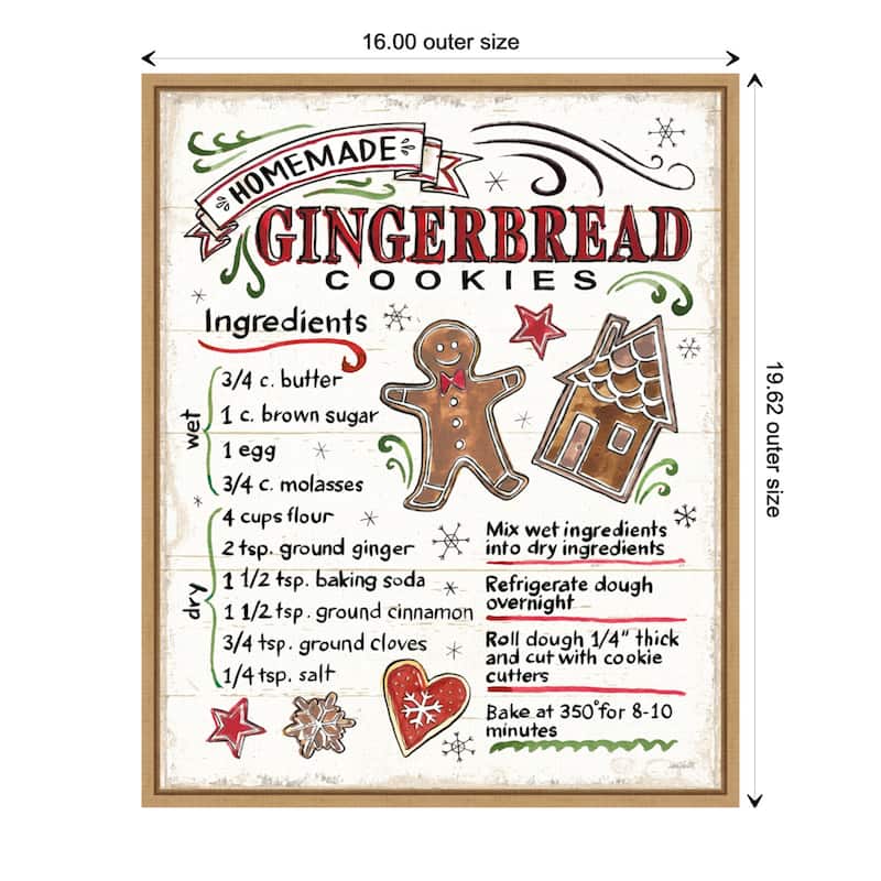 Christmas Treats VI by Anne Tavoletti Framed Canvas Wall Art