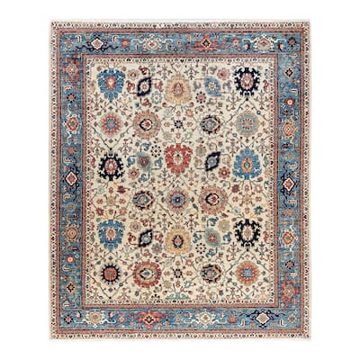 Serapi One-of-a-Kind Hand-Knotted Area Rug - Beige, 8' 4" x 10' 0" - 8' 4" x 10' 0"