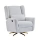 preview thumbnail 29 of 45, Boucle Metal Base Power Recliner Chair with 360° Swivel, 90°-165° Adjustable Backrest, Extended Footrest