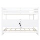 preview thumbnail 19 of 26, Queen over Queen Bunk Bed with Storage Cabinets and USB Ports for Home