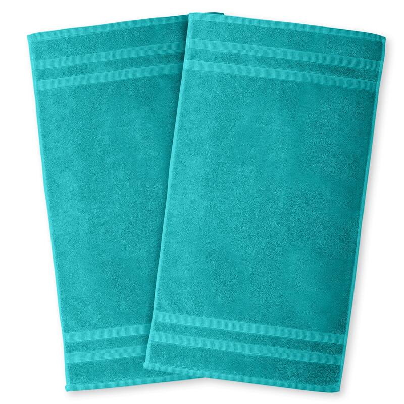 Fabstyles Camelot Bath Mat 600 GSM Zero-Twist Cotton Set of 2 - Ice Blue