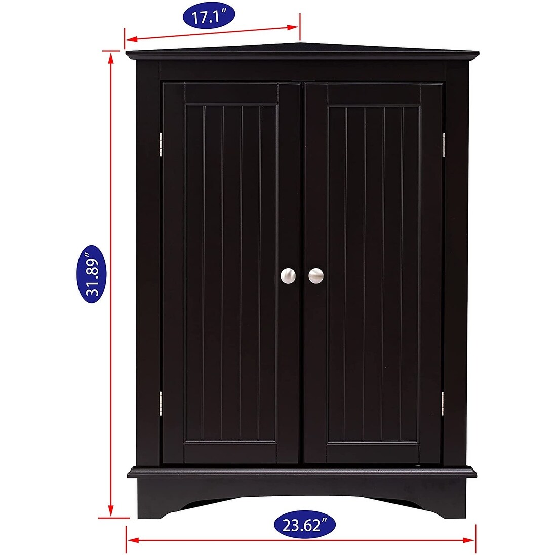 Floor standing corner cupboard hotsell