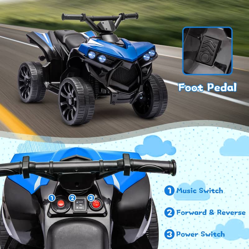 4 Wheeler ATV, Wear-Resistant Wheels