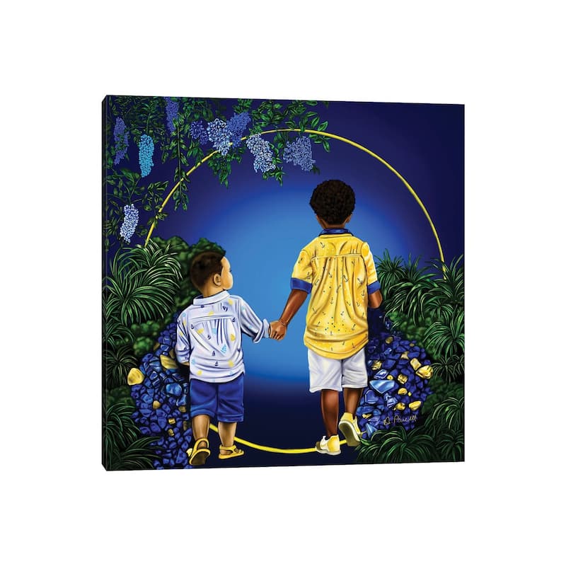 iCanvas "Journey With My Brother" by Poetically Illustrated Canvas Print