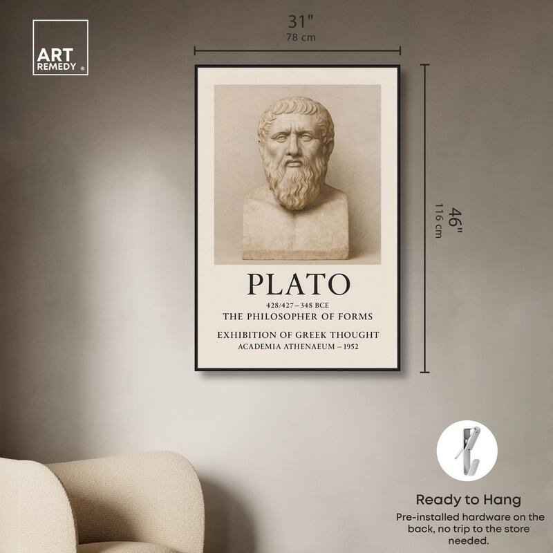 Philosopher of Forms Canvas by Art Remedy