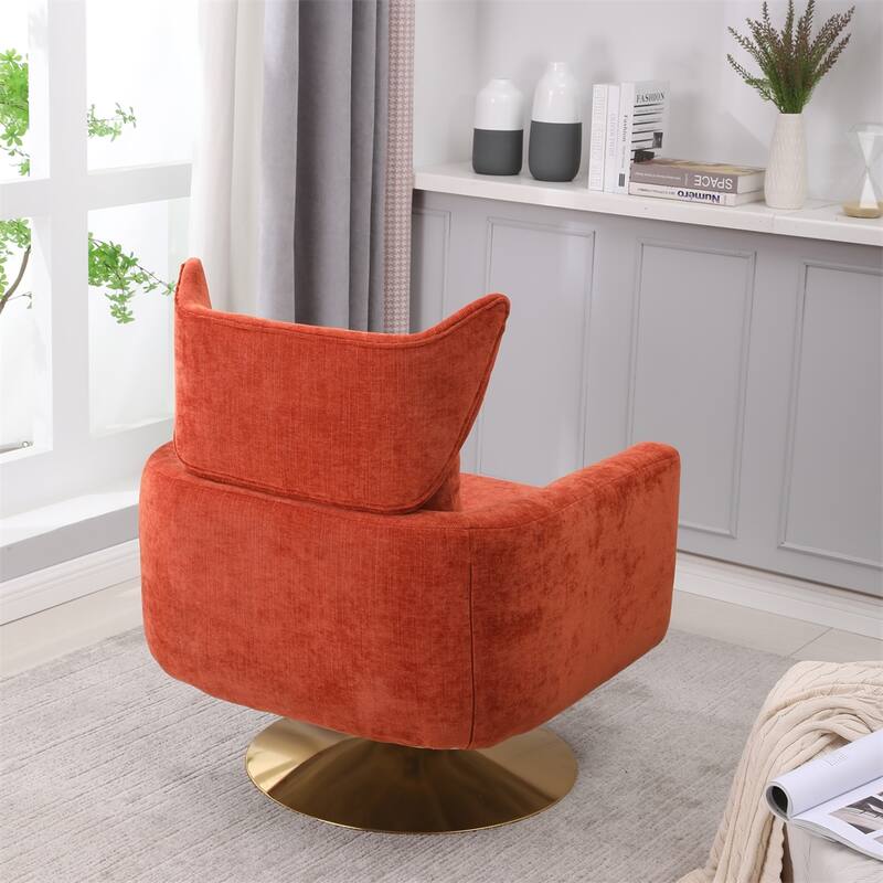 Classic Mid-Century 360-degree Swivel Accent Chair