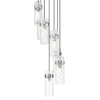 Z-Lite 7002P5-7R Fontaine 7 Light 20" Wide Chandelier