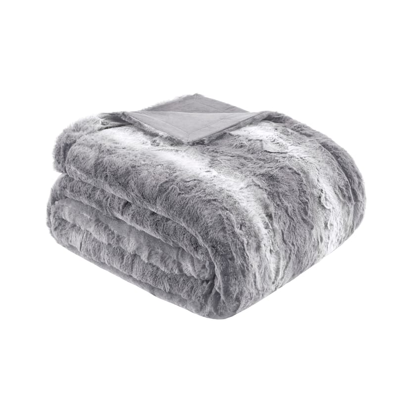 Madison Park Zuri Oversized Faux Fur Throw