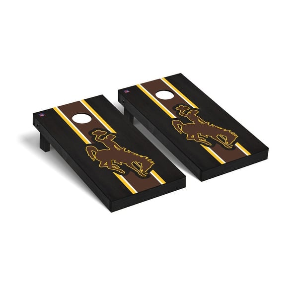 slide 2 of 5, Wyoming Cowboys 2x4 Pro Cornhole Boards - V8 Include Carrying Case