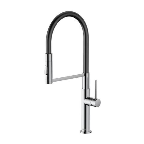 PullOut SingleHandleOneHole1.8 GPM KitchenFaucetwithDiamondSealTechnology & Water Supply line in Two Models