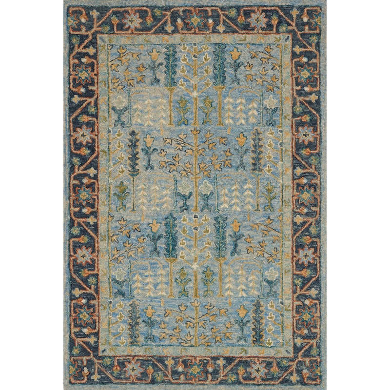 Alexander Home Madeline Wool Hand-hooked Terrace Traditional Rug