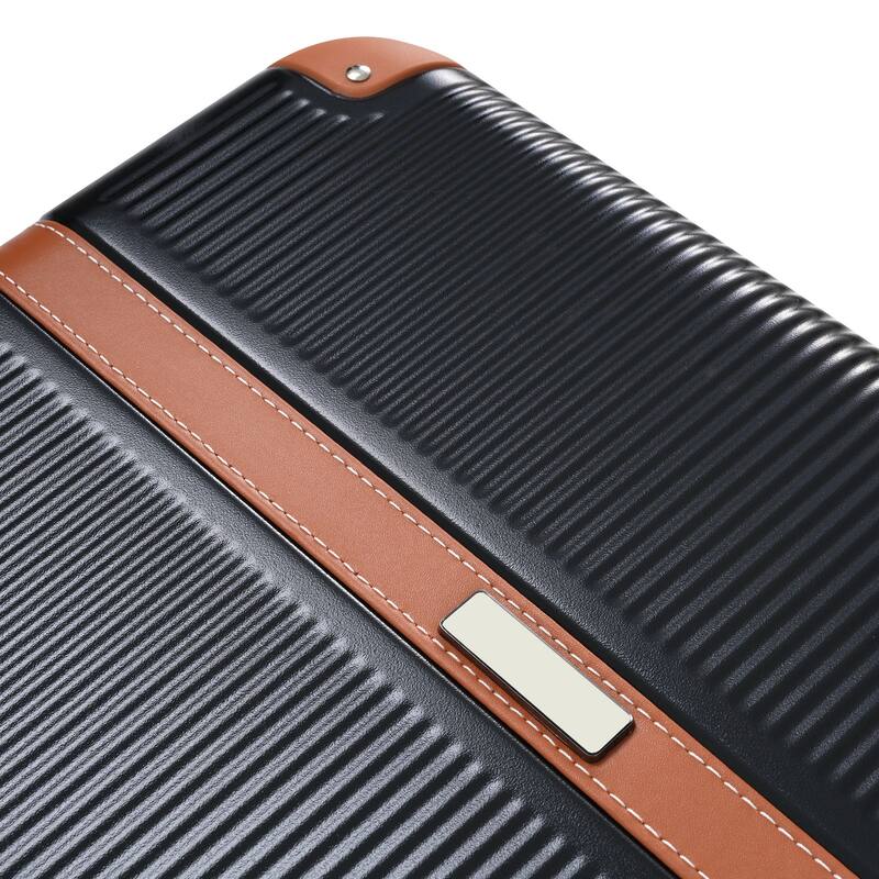 3 Piece Hardside Lightweight Luggage Sets with Double Spinner 8 Wheels and TSA Lock