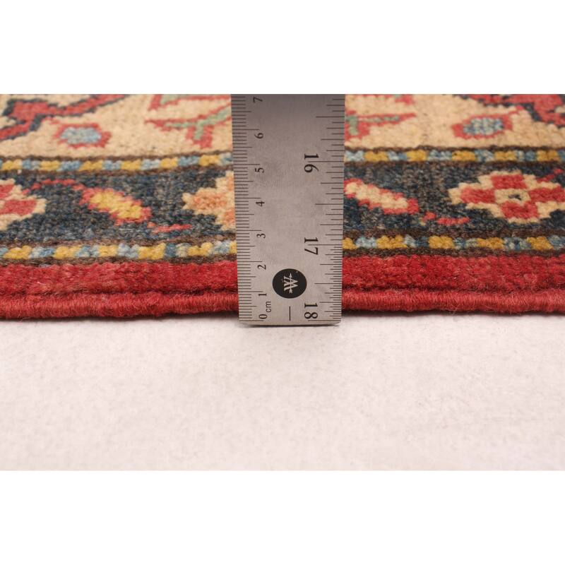 ECARPETGALLERY Hand-knotted Ghazni Red Wool Rug - 4'0 x 5'9